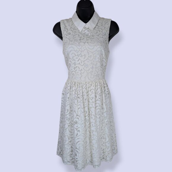 Betsey Johnson White Lace Dress - Picture 1 of 6